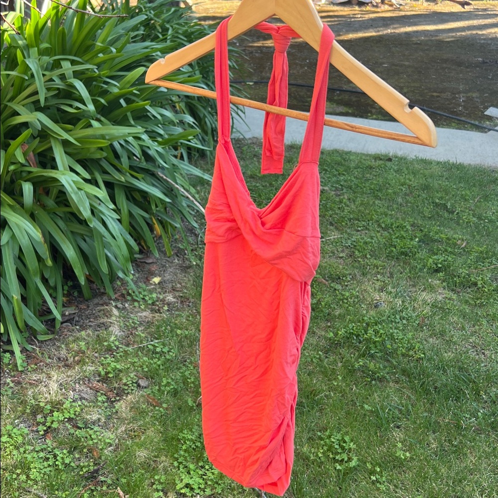 Coral Halter top